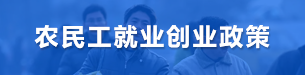 农民工就业创业政策