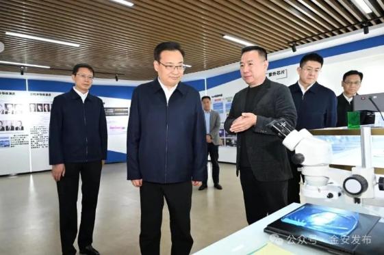 梁言顺赴金安区督导调研